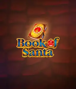 Celebrate the joyous spirit with Book of Santa slot by Endorphina, featuring an intricately designed golden book decorated with Santa's iconic symbol. This graphic captures the charm and joy of Christmas, set against a warm red background. Perfect for those who love Christmas-themed slots, offering a delightful escape. 